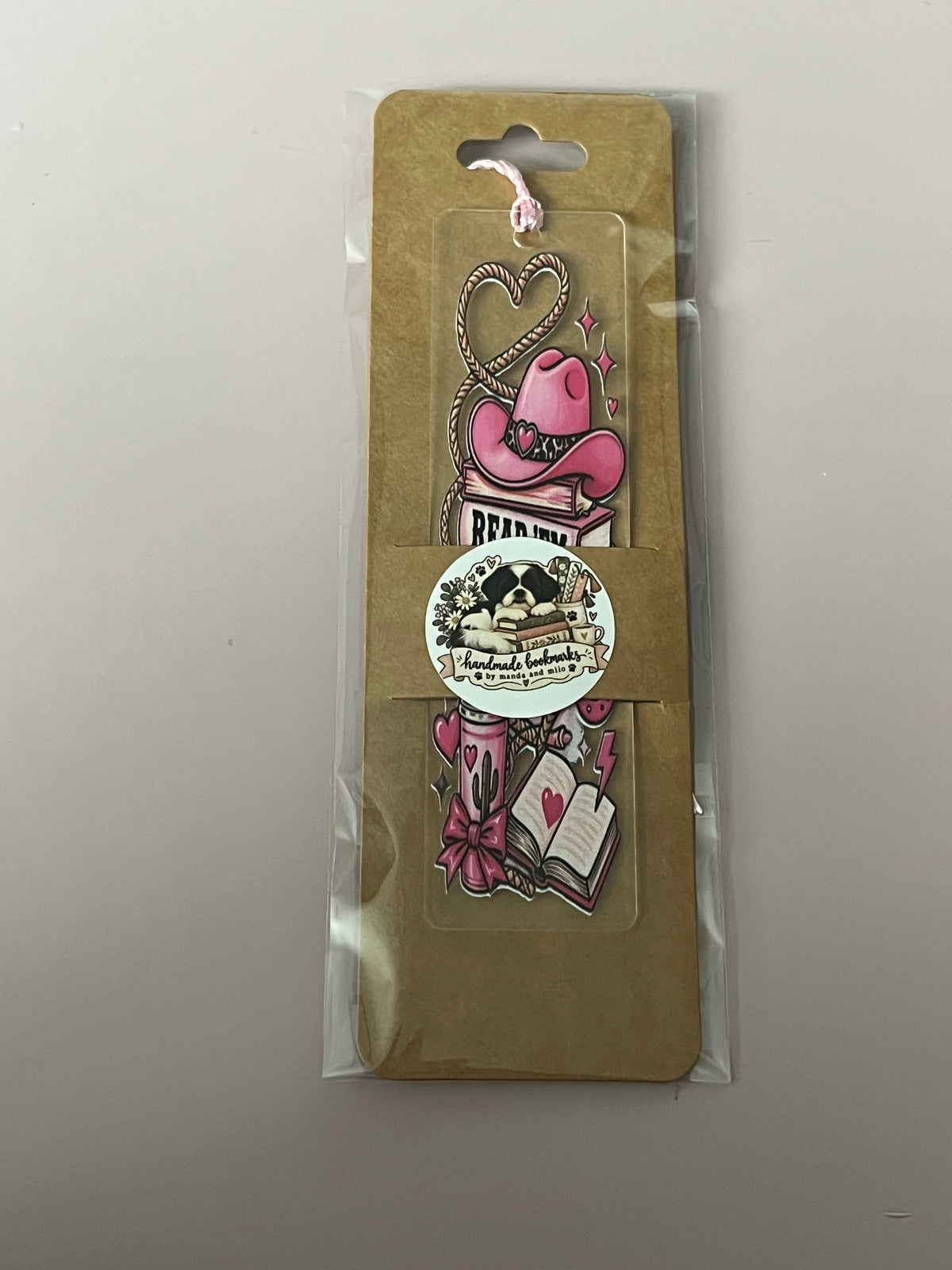 Read on cowgirl bookmark