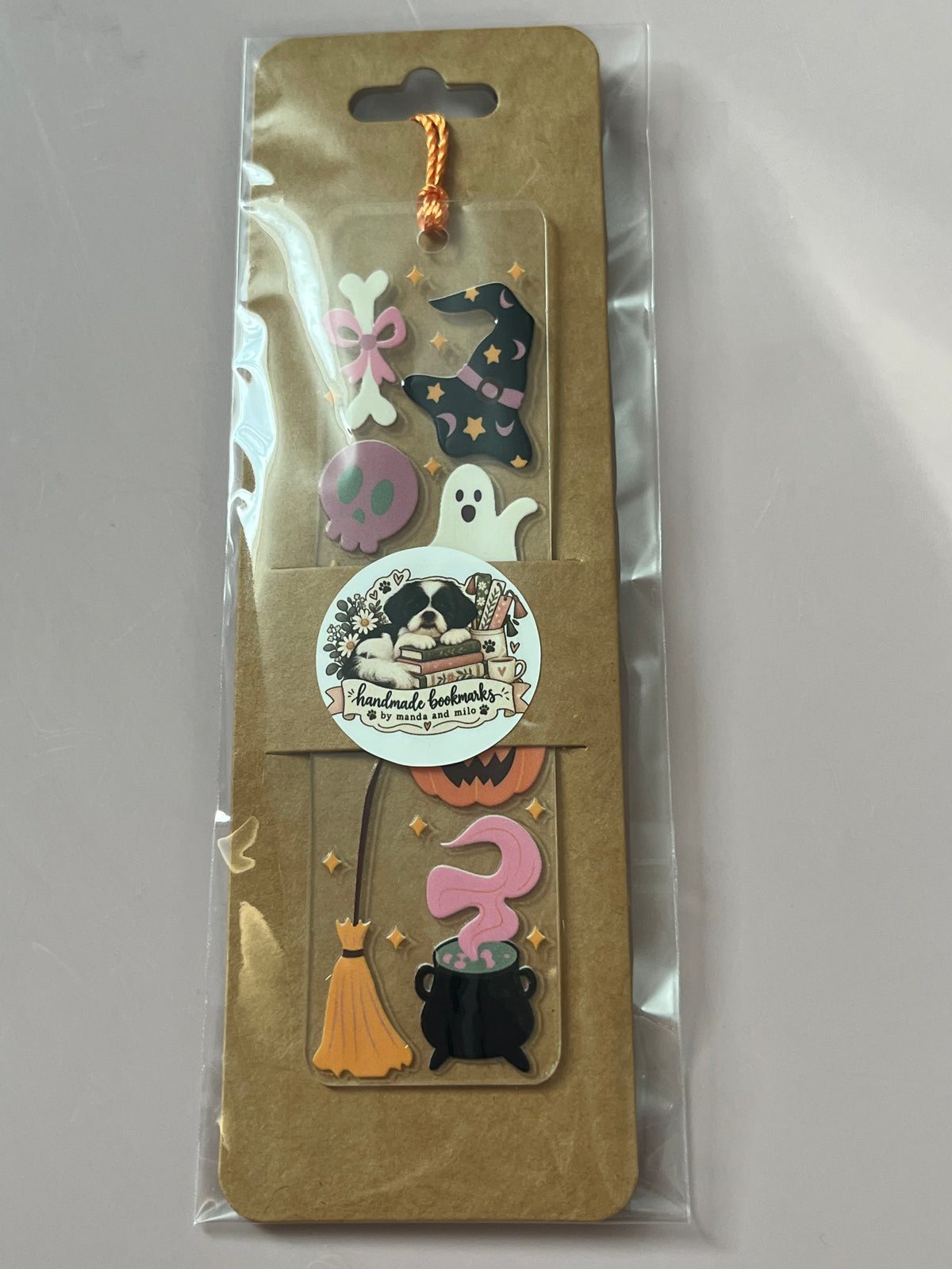 Halloween bookmark