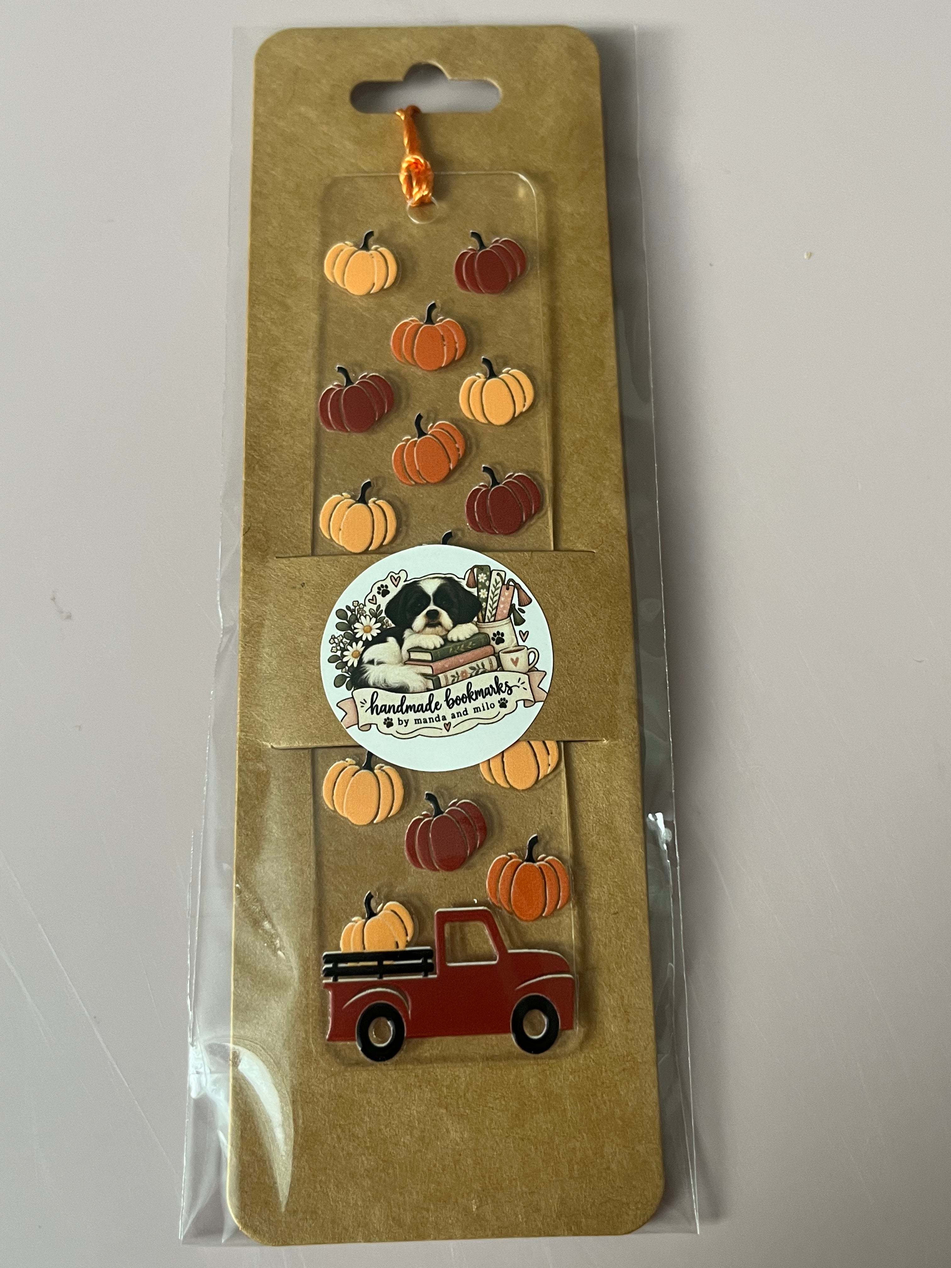Autumn bookmark