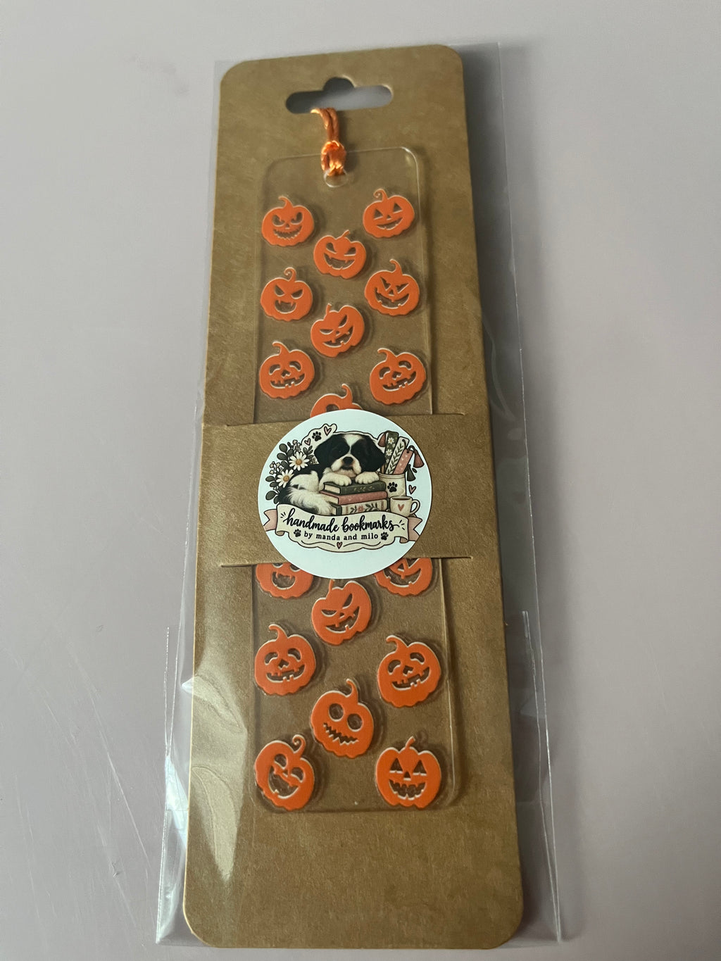 Pumpkin bookmark