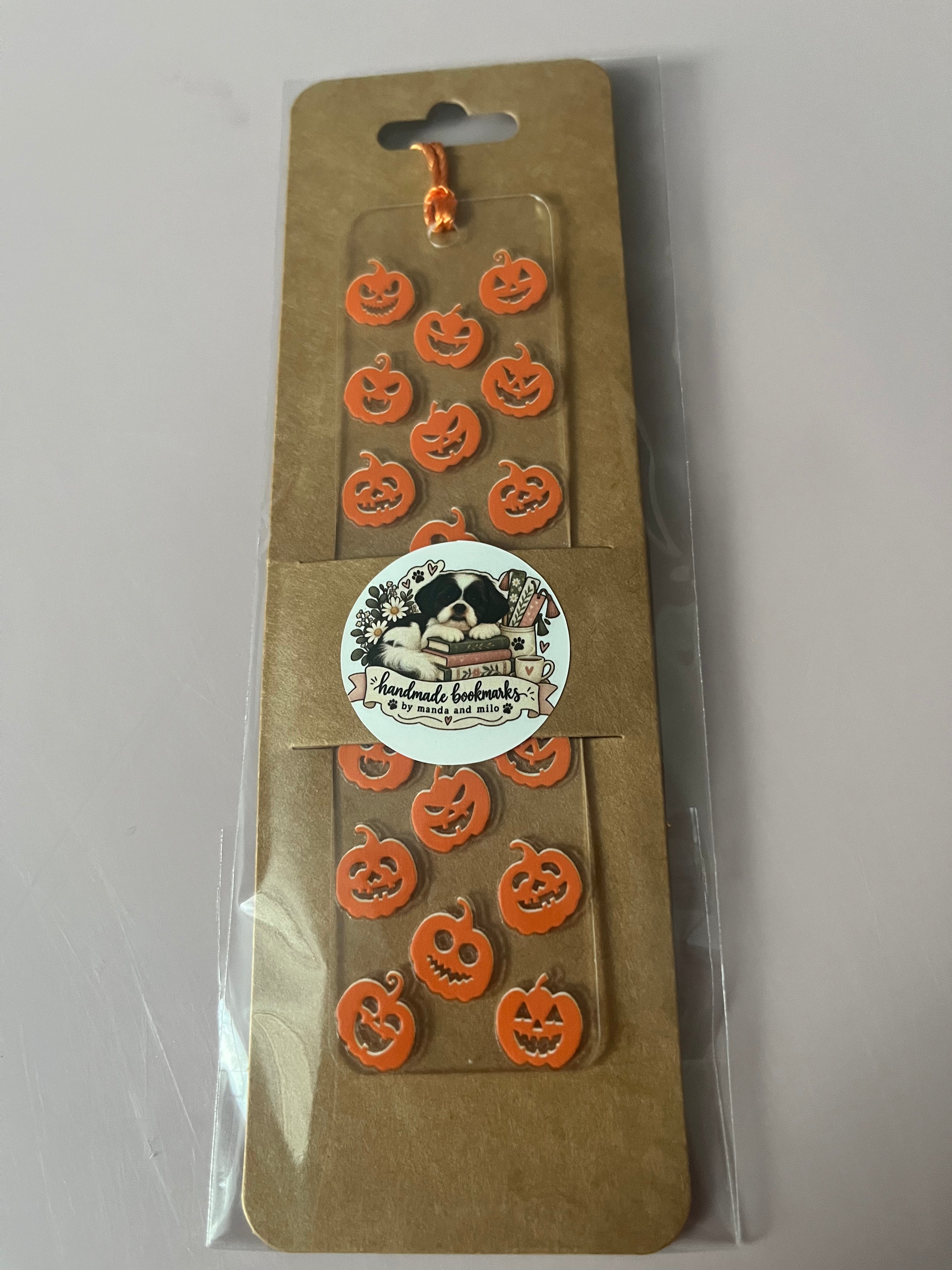 Pumpkin bookmark