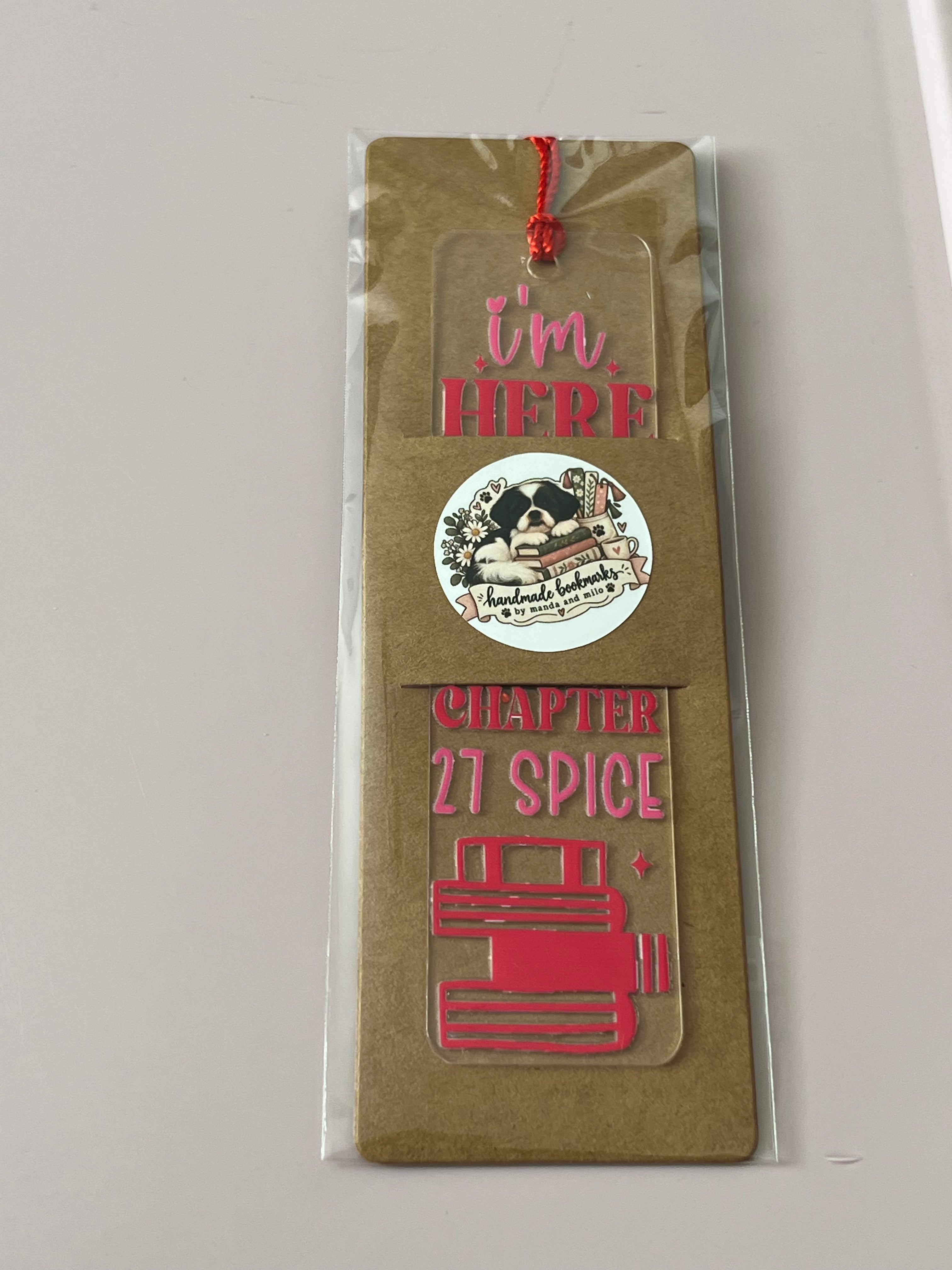 Im here for the tension and the chapter 27 spice bookmark